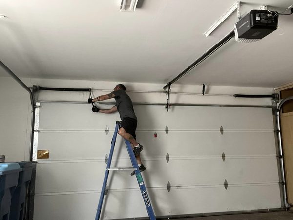 Ronnie replacing a torsion spring